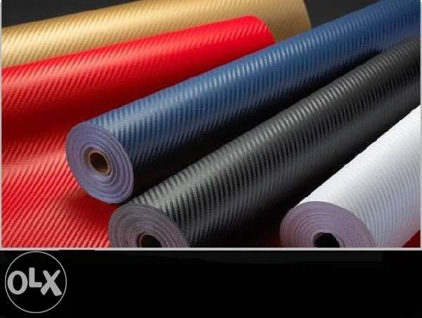 Autocolant Folie carbon 3D 100cm X127cm / NEGRU / ALB / ARGINTI