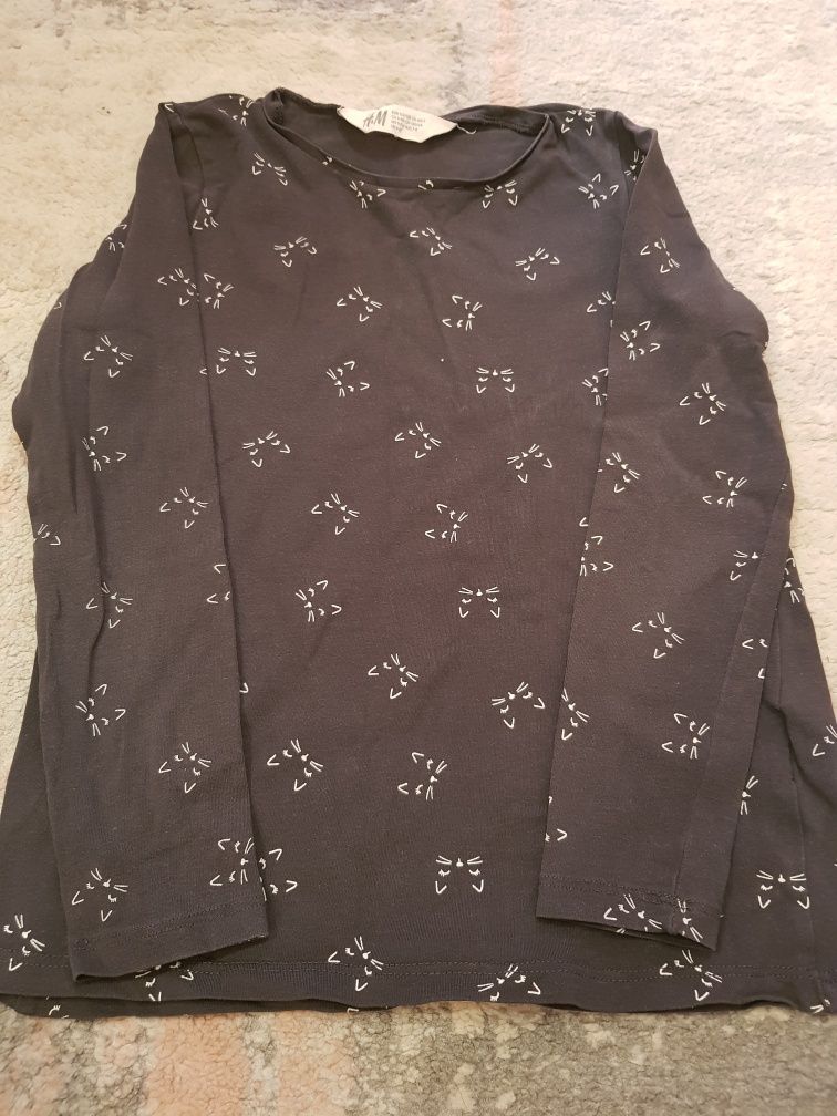 Блуза от трико с принт H&M 122/128 размер