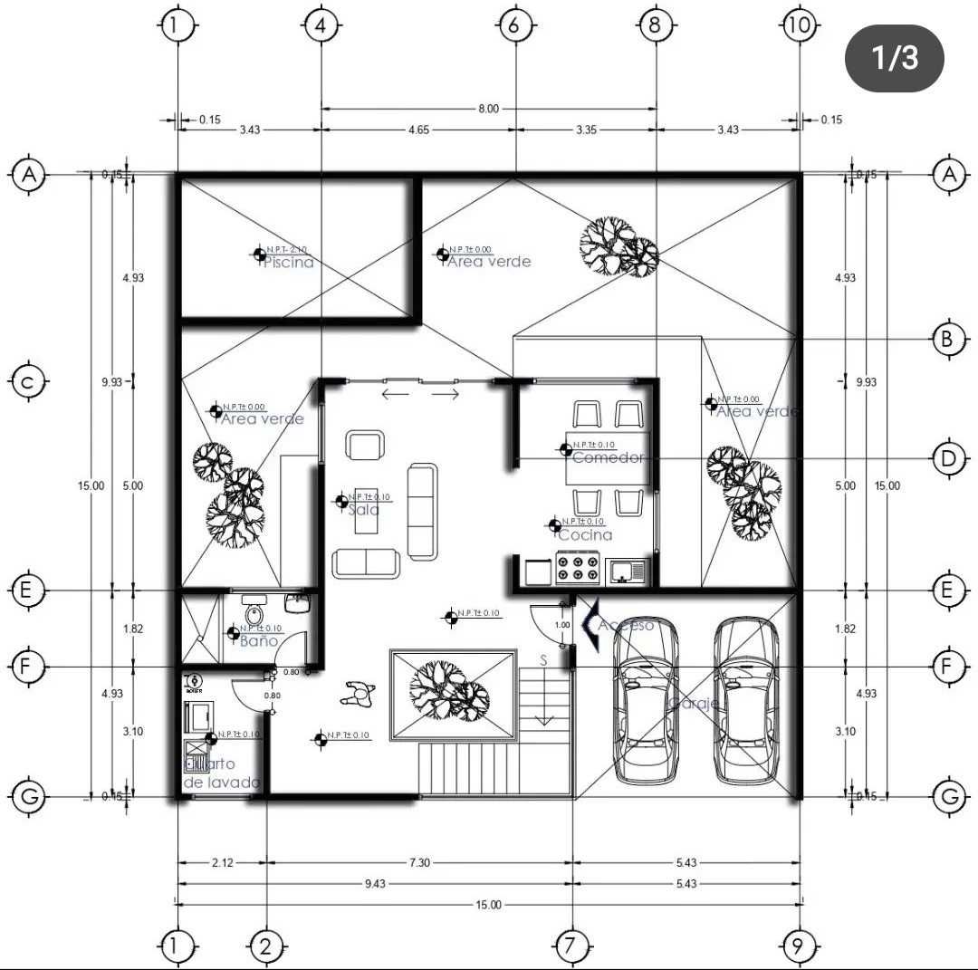 Изготвяне на чертежи на Autocad,Разпределение на етажи и Електро