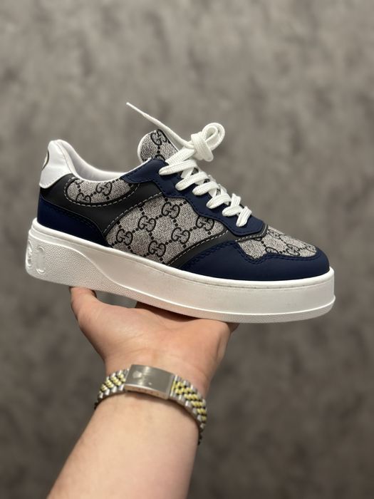 Adidasi Barbati Gucci Blue Navy & White!
