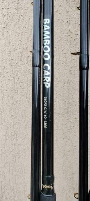 Set 5 Lansete Pokee Bamboo Carp 3,60 M/ 3 tronsoane.