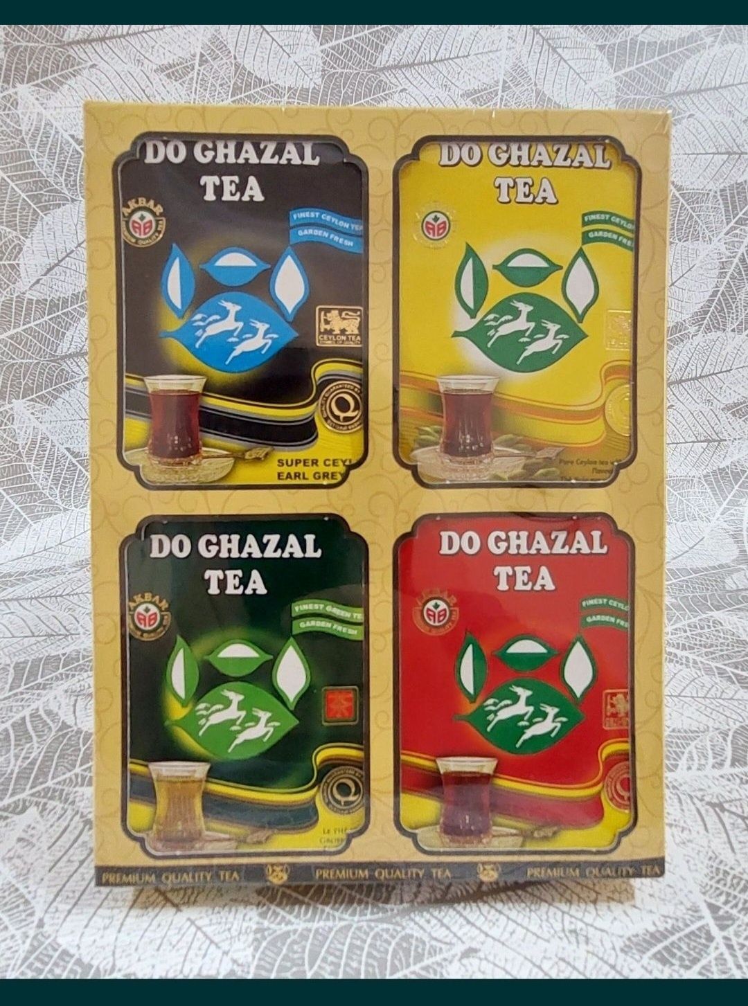 Do Ghazal Tea/До Газаль Чай/Чай/Листовой/Цейлон/4 вида/400гр