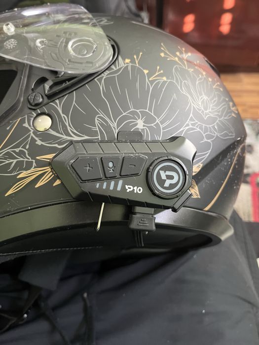 Casca moto HJC c10 cu intercom