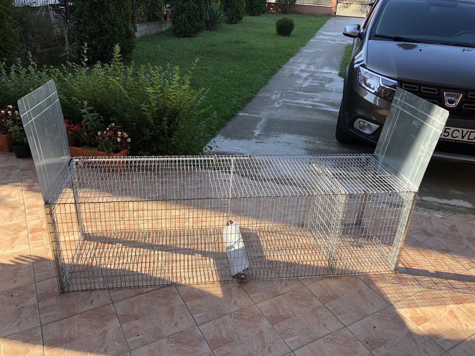 Capcana vulpi cu momeala vie și cu doua intrari -140/40/50 cm