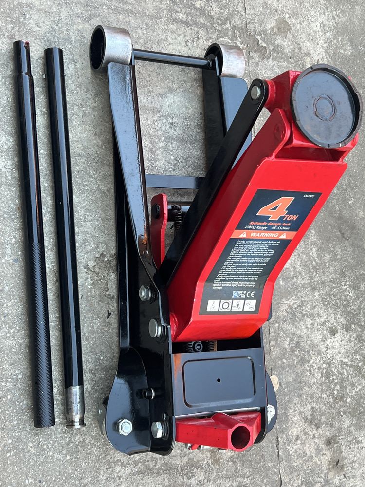Cric crocodil 4 t cu garda joasa 95mm minim maxim 552mm