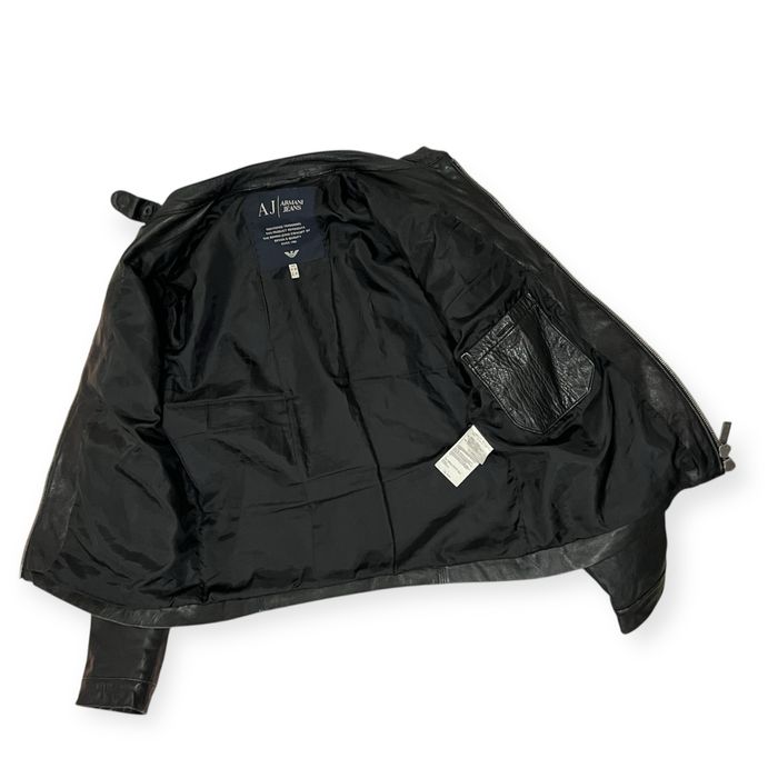 Emporio Armani мъжко кожено яке тип алкантара