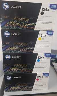 Set complet tonere originale  hp 124A