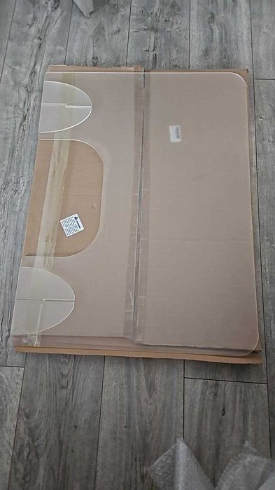 Защитна стена от плексиглас, санитарна бариера 60 x 80 см, 3 мм