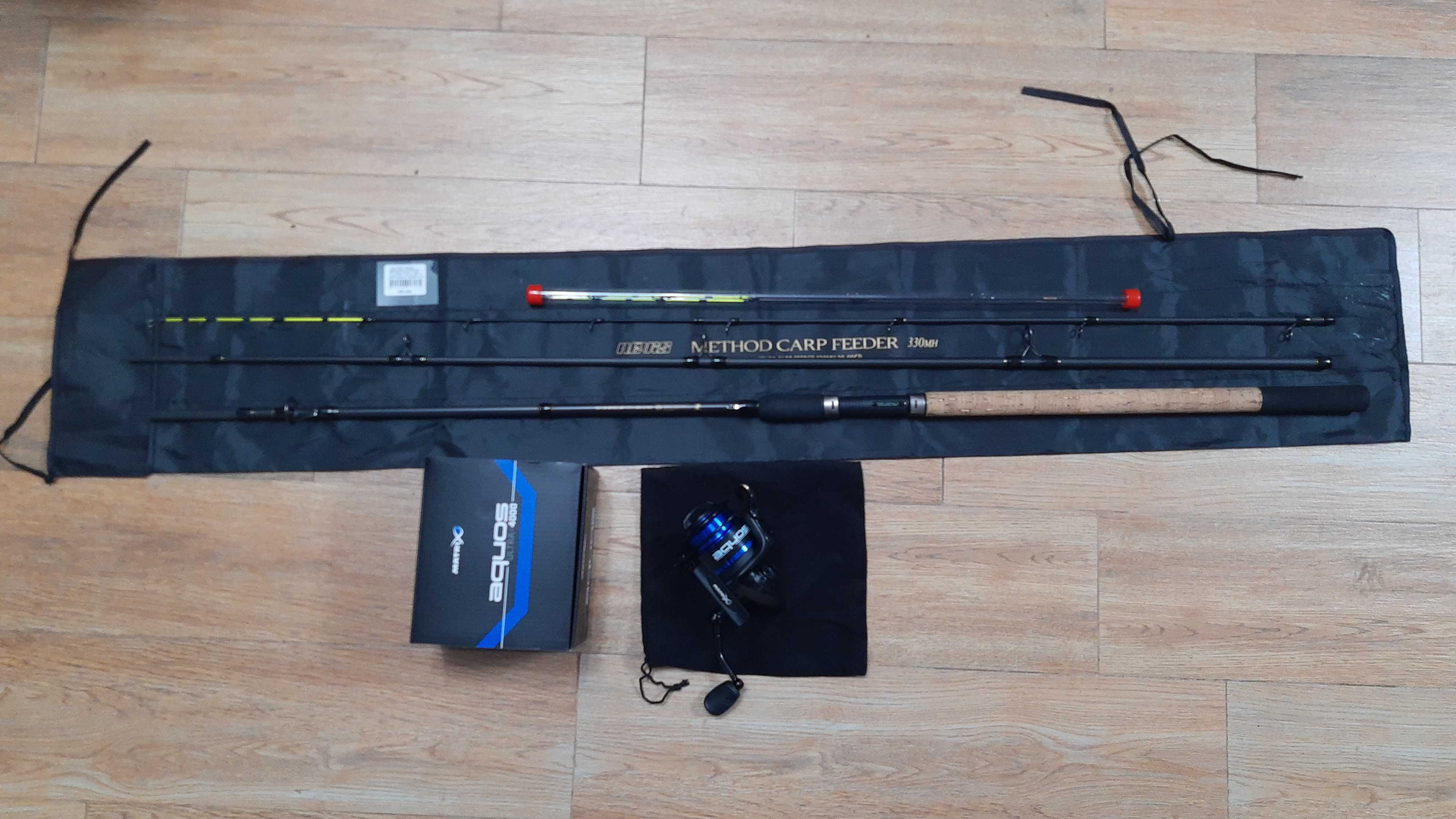 Lanseta Nevis Method Carp Feeder, MH, 3.30m, 30-90g, 3 Segmente