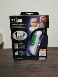 Termometru auricular cu age precision, Termoscan 7, Braun. Nou,