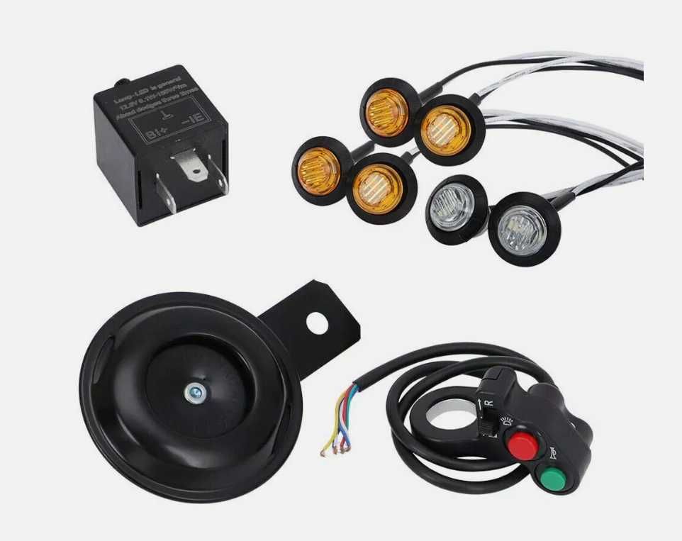 НОВИ LED Мигачи Клаксон Реле Конзола за АТВ УТВ