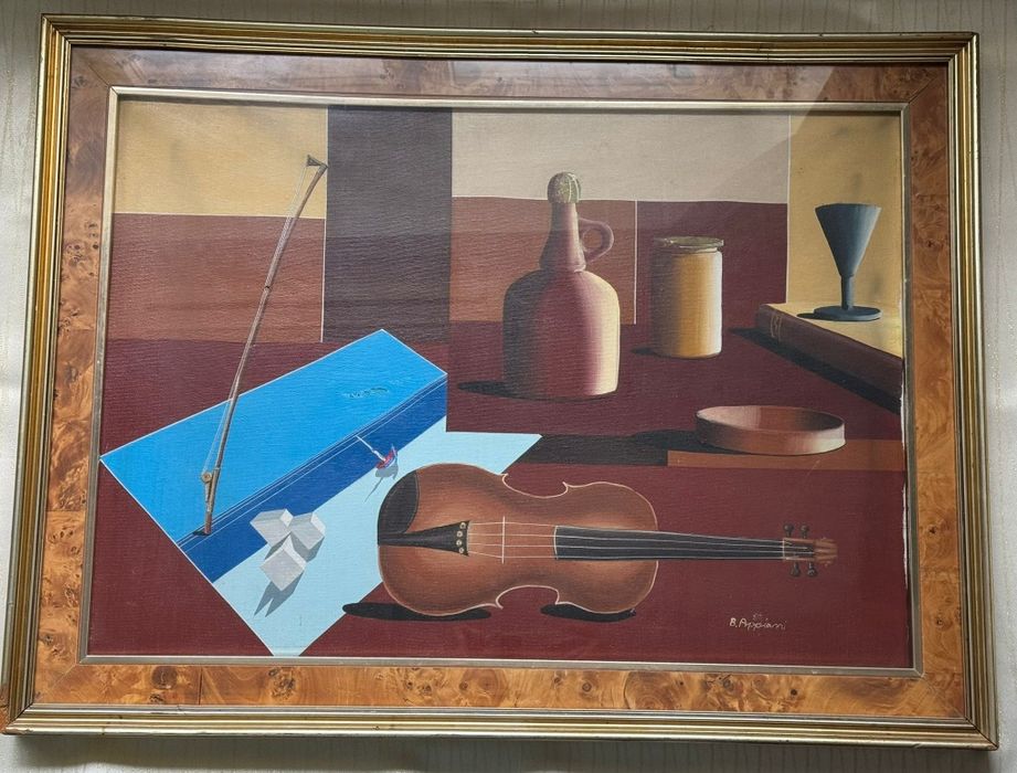 Pereche picturi originale semnate B. Appiani – pictură pe pânză – cu