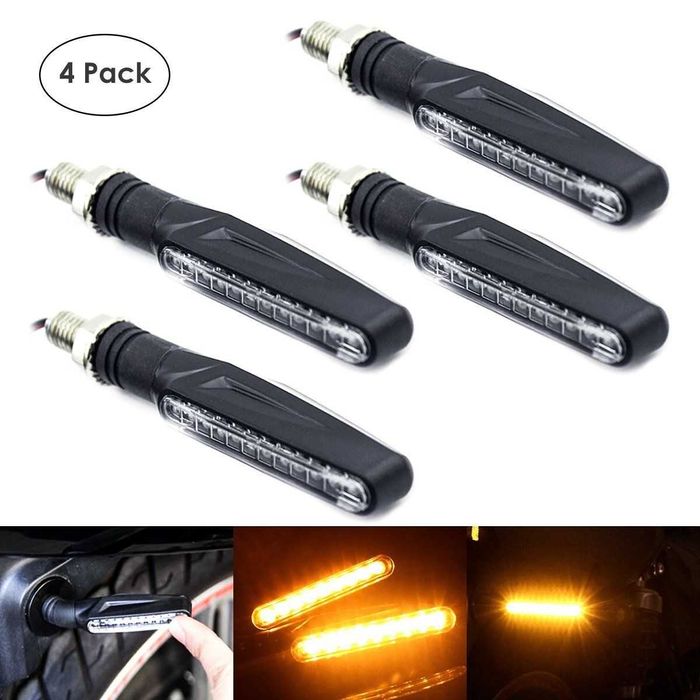 Semnalizari flexibile 12 Led moto atv ambarcatiuni jucarii copii