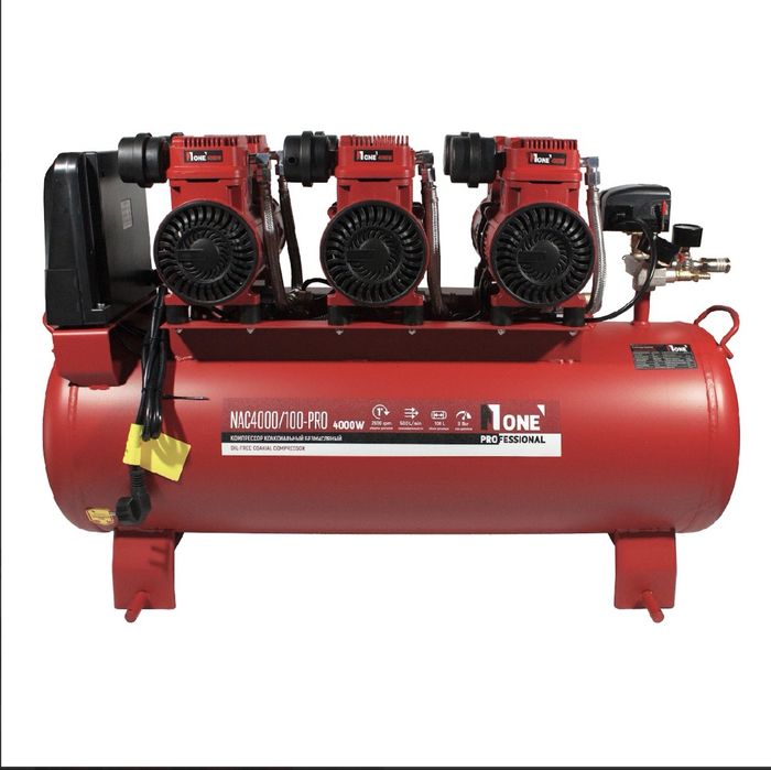 КОМПРЕССОР | Компрессор коаксиальный безмасляный Number One NAC400/100