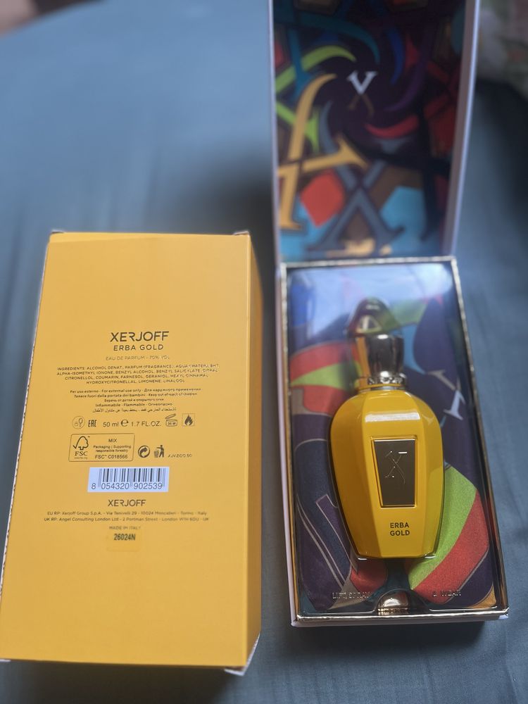 Xerjoff Erba Gold si azzaro elixir