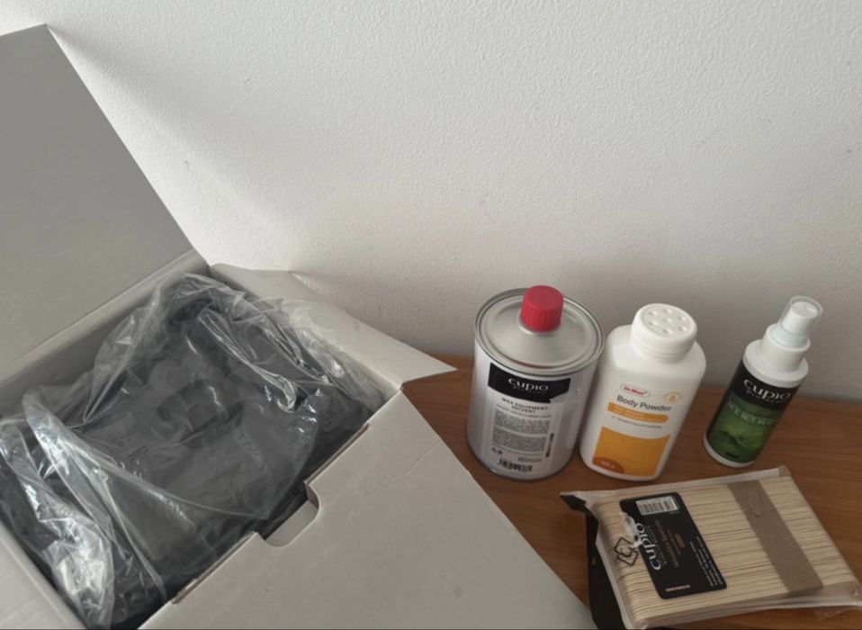 Set de epilare cu ceară