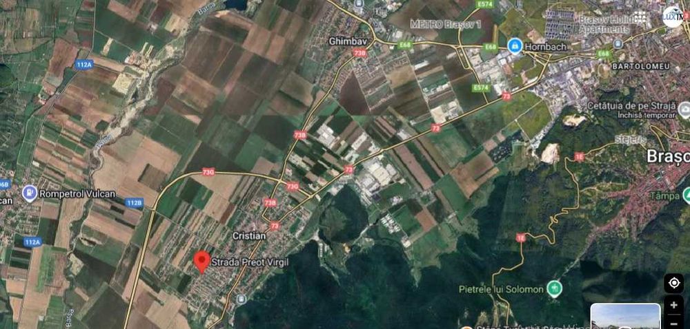 2 loturi de casa Cristian utilitati in fata terenului zona Superba