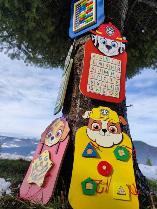 Пес Патрул дървени образователни игри Промоция от 50лв на 35лв