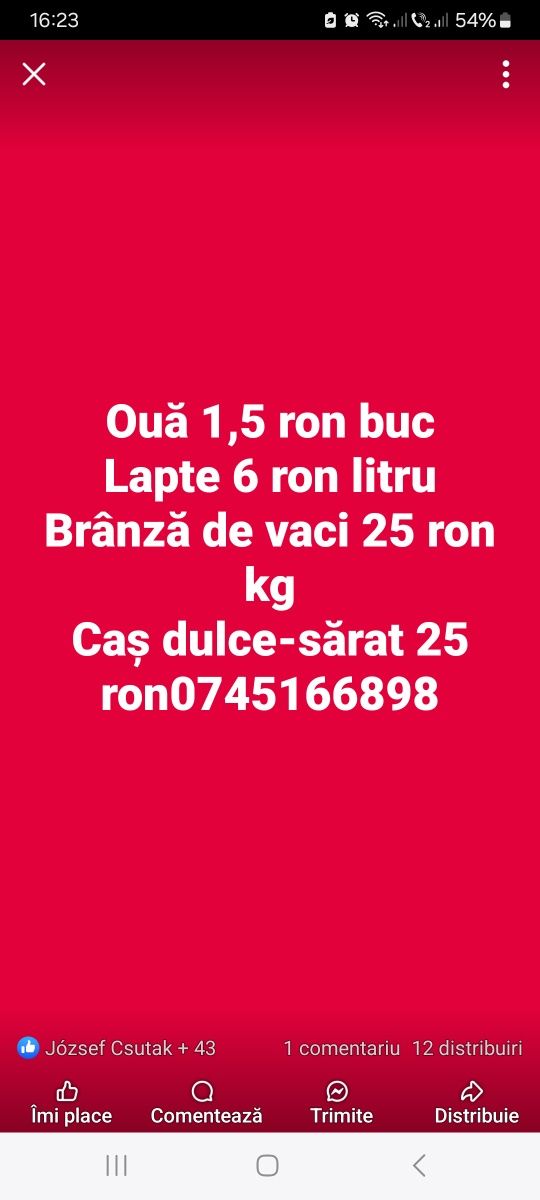 Ouă și produse lactate