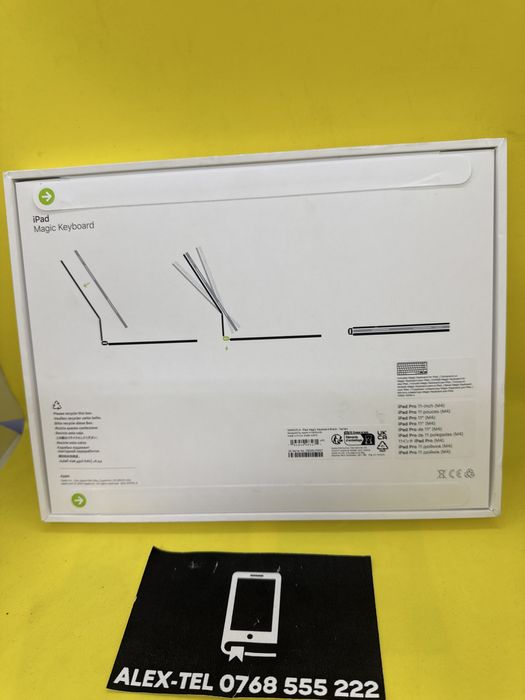 Apple Magic Keyboard pentru iPad Pro 11 (M4) Black si White Sigilat