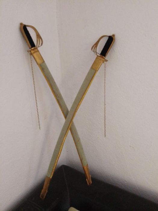 Оригинални саби от Индия – с калъф, около 1 метър