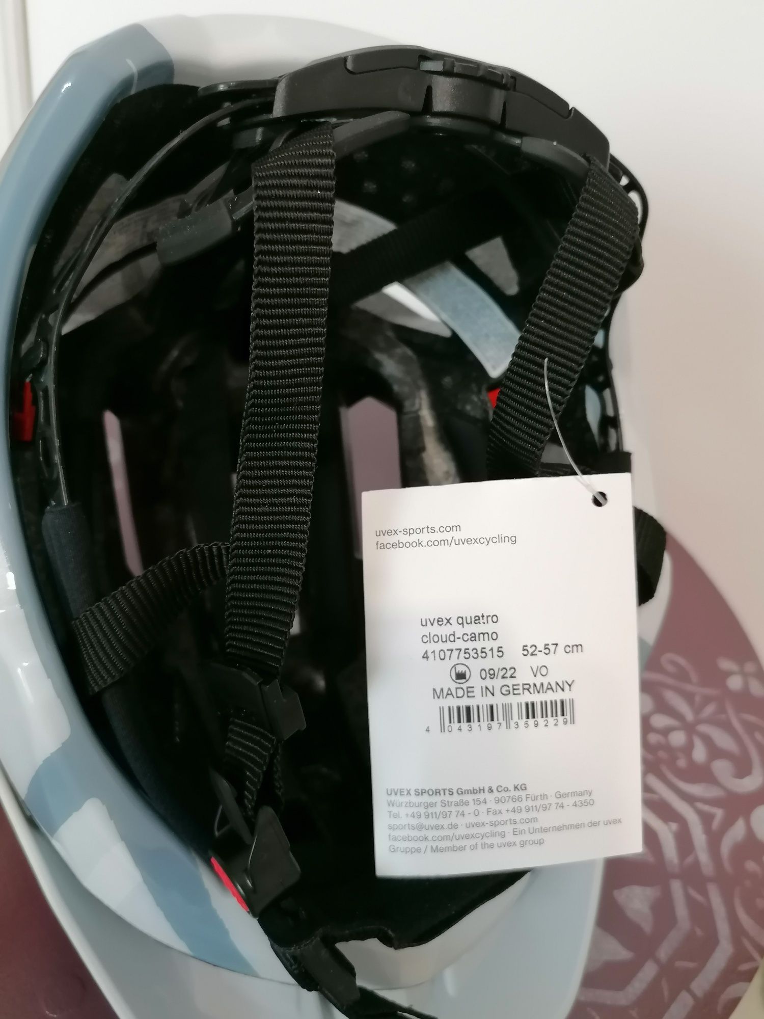 Cască Uvex Quattro cloud camo