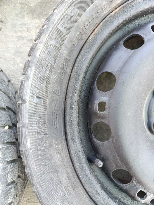 Джанти с гуми 15 цола 5х100 ЕТ43 за Ауди, VW. Шкода, Сеат - 6Q0610027M