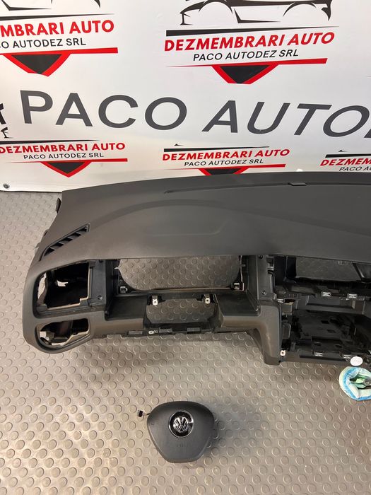 Kit complet airbag/plansa genunchi centuri cortine volan Vw golf 7