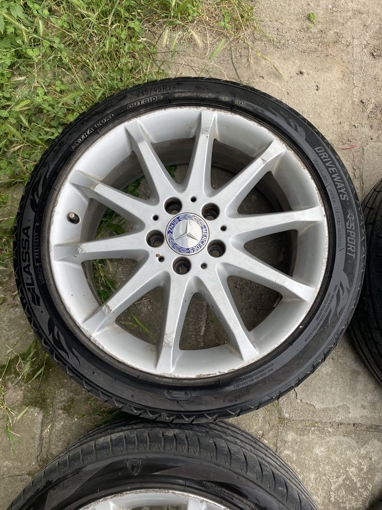 Джанти 17 цола Mercedes  A B class 5x112 215/45R17