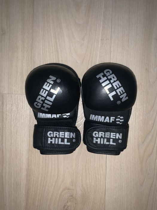 Черепашки перчатки Green Hill кожанные (М размер)