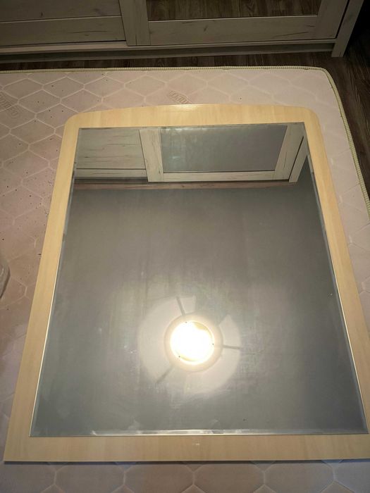 Oglinda noua, mare cu ramă deschisă, modernă. 109x86 aprox.