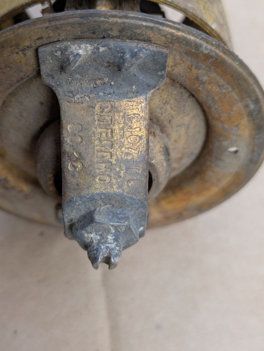 Термостат ТС-107 80⁰С латунный, СССР для автомобилей ГАЗ, МАЗ, Урал, К