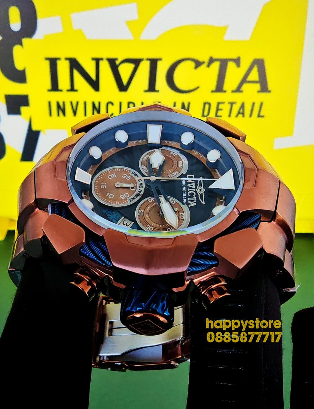 INVICTA Tomahawk Swiss 54 mm, Инвикта нов ръчен часовник