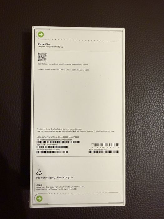 Vand iphone 17 Pro