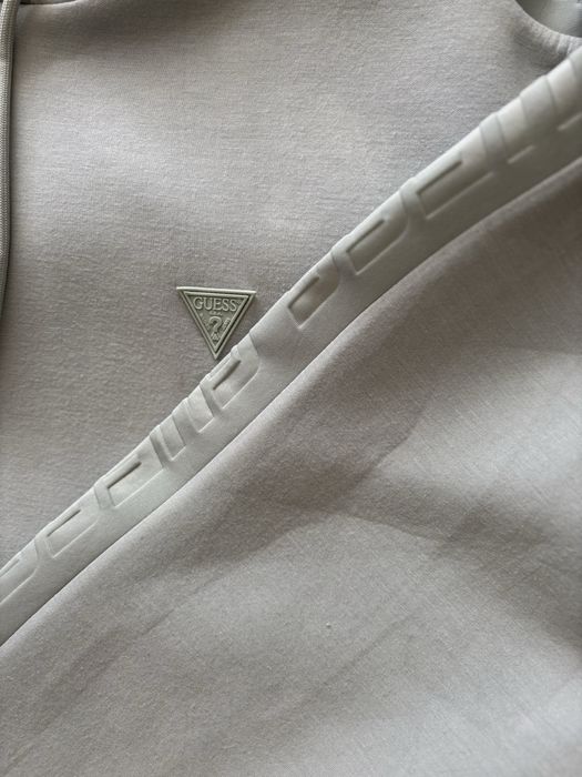 Hoodie Guess mint green с качулка