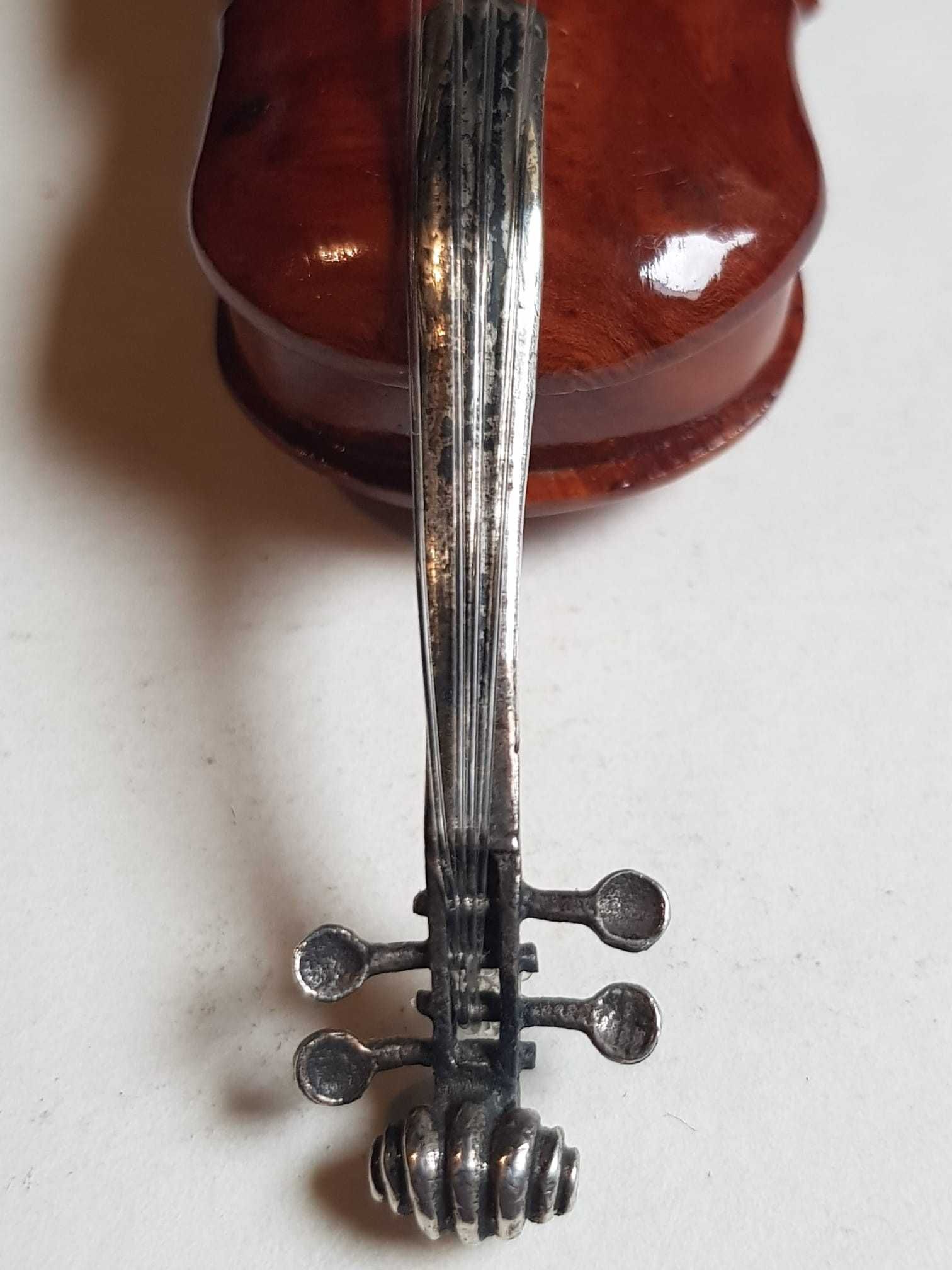 Miniatura vintage vioara italiana