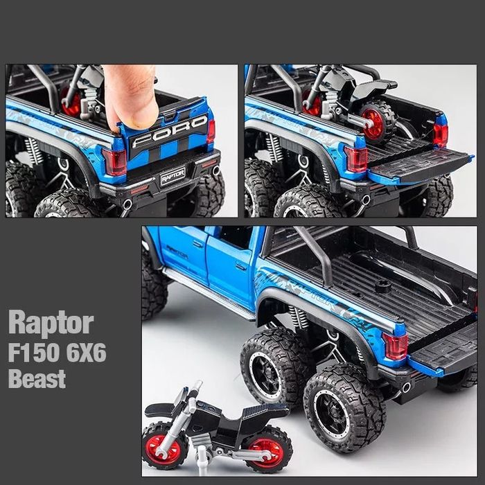 Macheta auto jucărie Ford Raptor, metalica, noua, scara 1:28