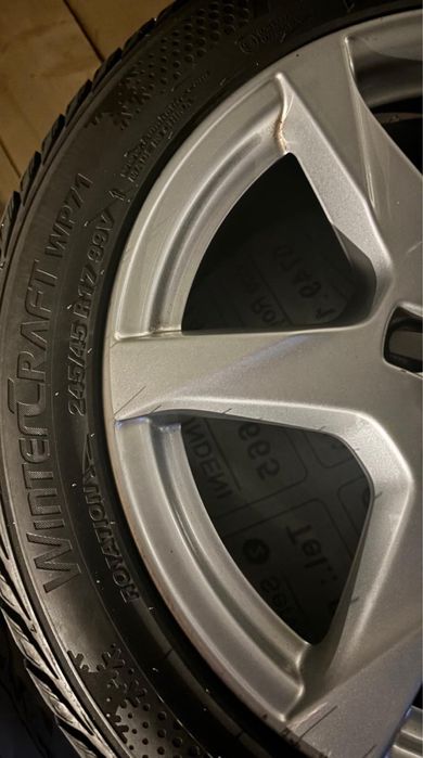 Jante cu anvelope iarna Audi A4 - 4 buc