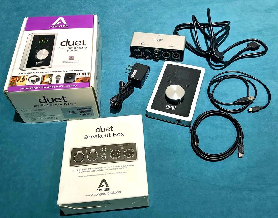 Apogee Duet 2+Breakout box. Mac & Win. USB & Type-c. Новый.