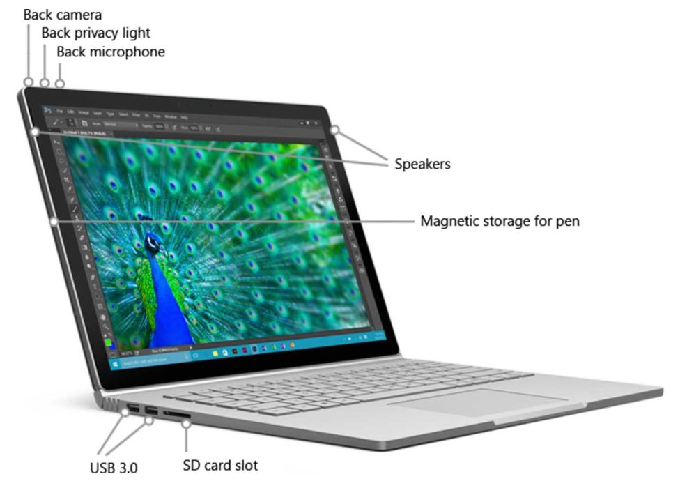 Surface book (1st gen) i7 6600u 16GB 512ssd