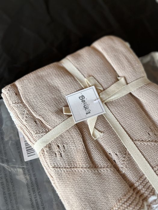 Patura bebelusi - bumbac tricotata