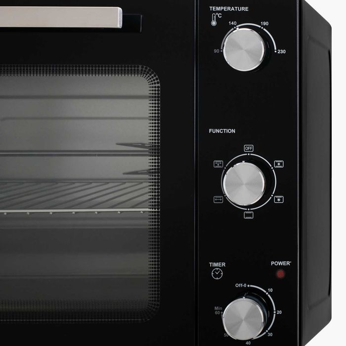 Cuptor electric Adler, AD6026, 48L, 1800 W, 5 functii, negru