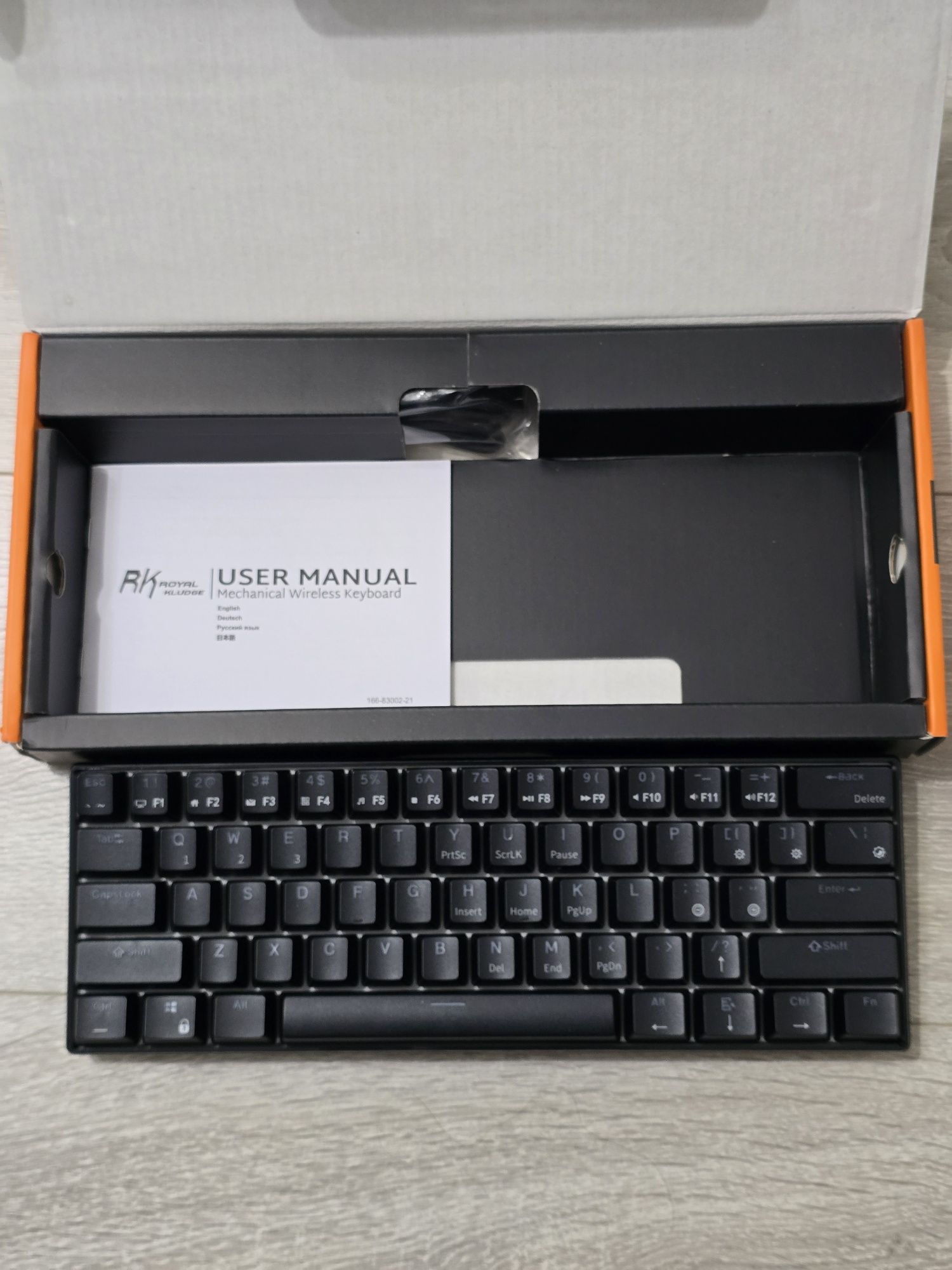 Tastatură mecanică RK ROYAL KLUDGE RK61 60% – Wireless/Bluetooth/Wired