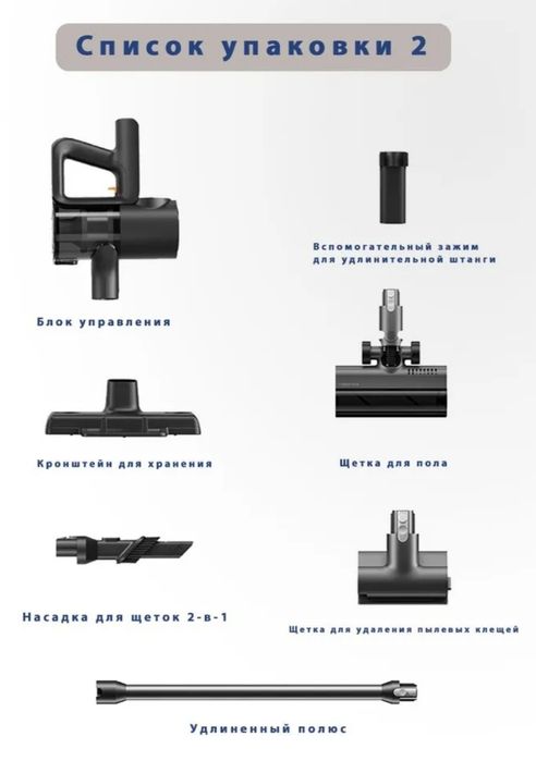 Беспроводной вертикальный Робот Пылесос Roborock F25-ACE Combo (A30)