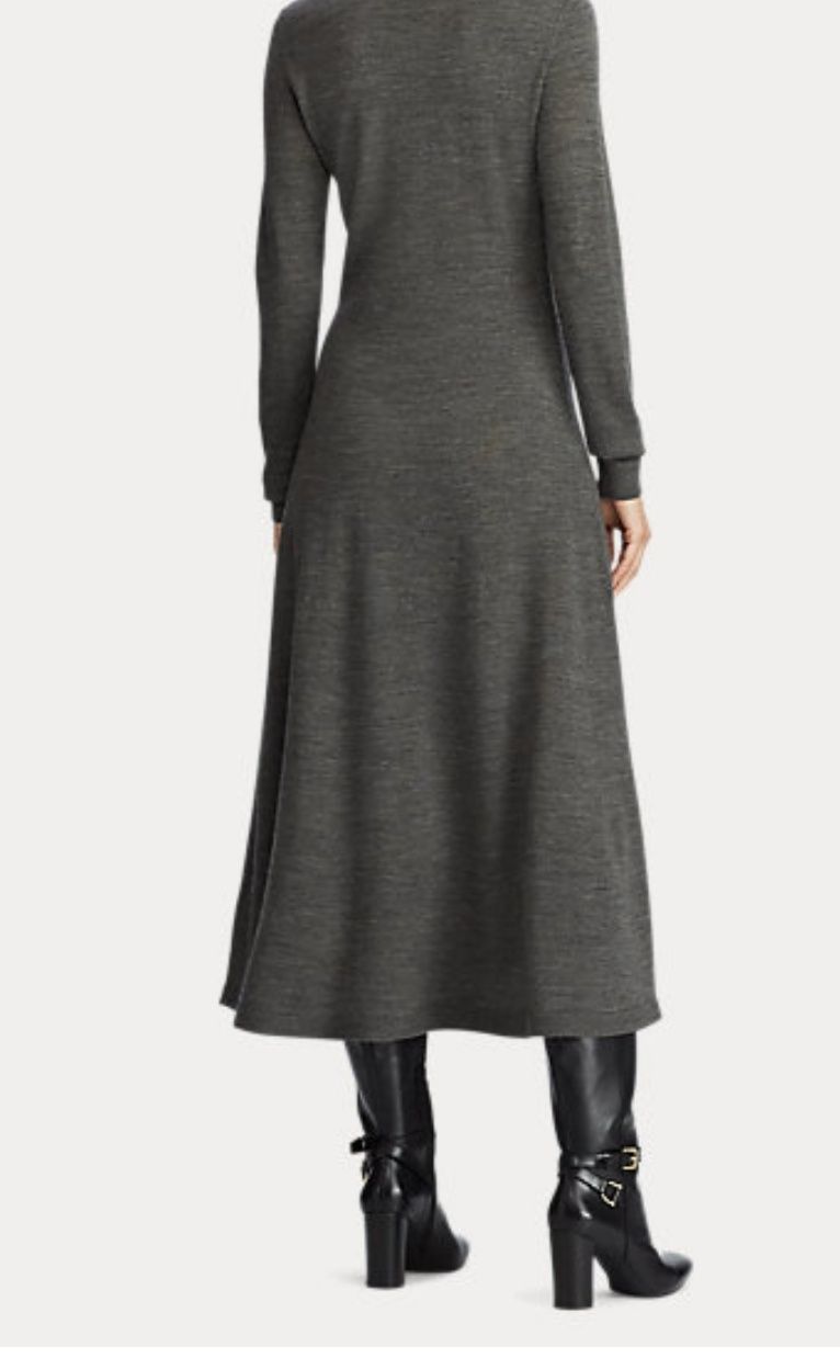 Polo Ralph Lauren wool grey dress