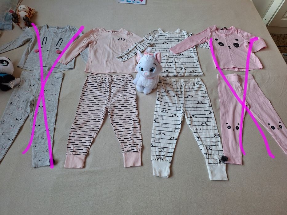 Комплектчета за малко момиченце, размер 18-24 м