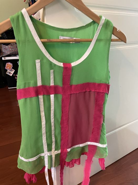 Дамски копринен топ Moschino