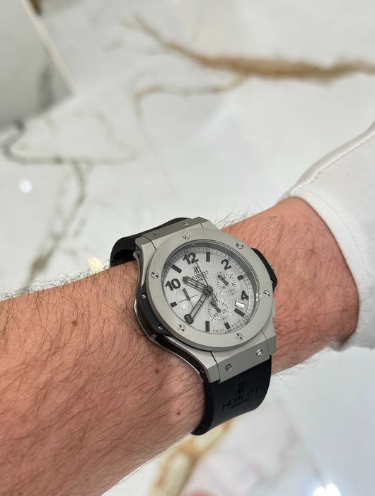 hb big bang 44mm сиво/матово