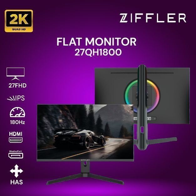Монитор Ziffler180Mhz ips 2К