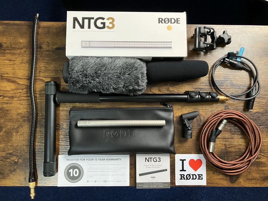 Rode NTG3 - Microfon Profesional Shotgun - Nou - La Cutie - Garantie
